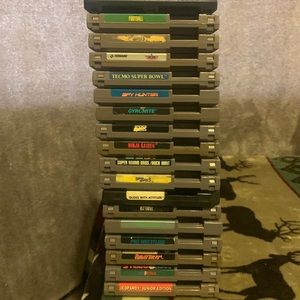 NES games 18 of them selling $4 a piece.like to sell em all together.